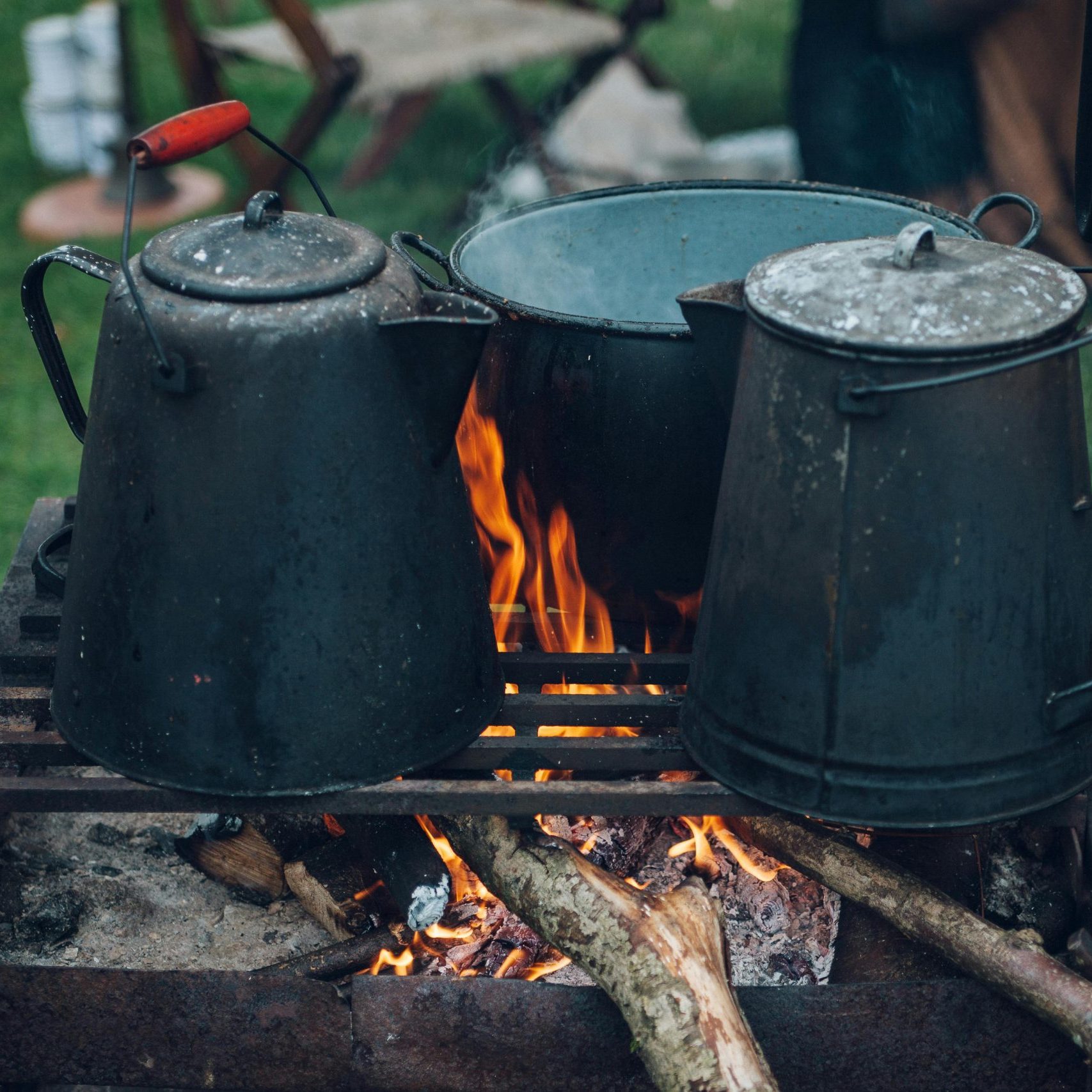 Cooking with wood